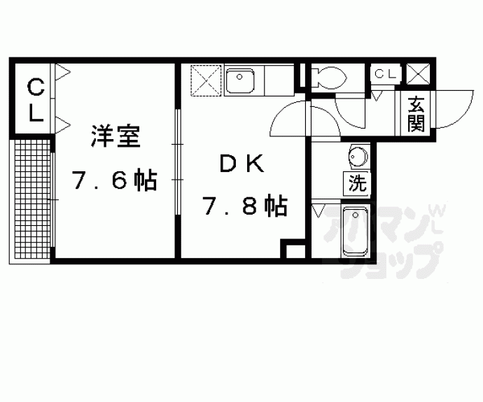 【アロッジオ紫野】間取