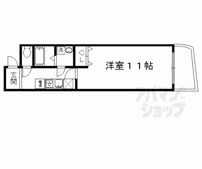 【米田ビル２】間取