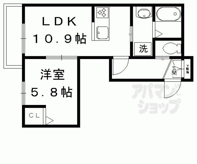 【アイリス上賀茂】間取