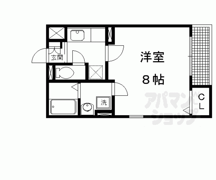 【Ｆｉｏｒｅ　紫竹】間取