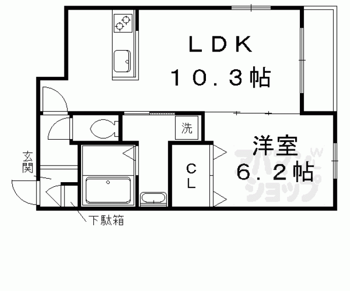 【カルヴァドス北山】間取