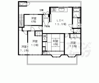 【大北山原谷乾町２３０貸家】