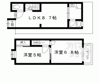 【大宮玄琢北町２４－１９貸家】