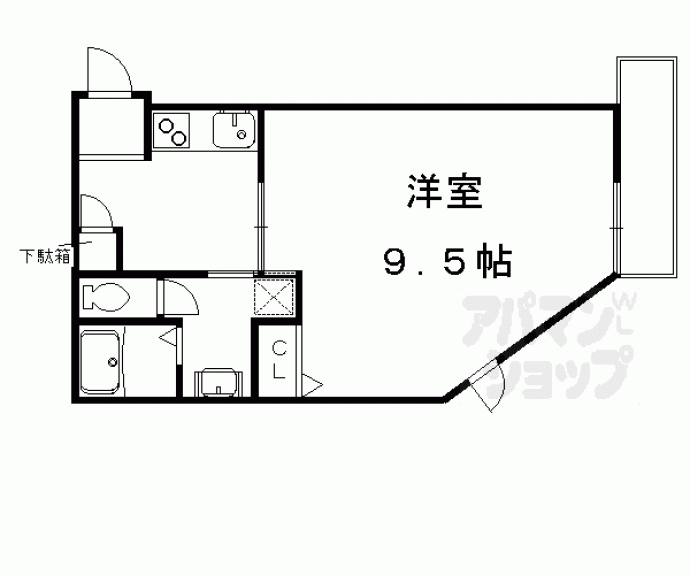 【スリースターコート北山竹殿町】間取