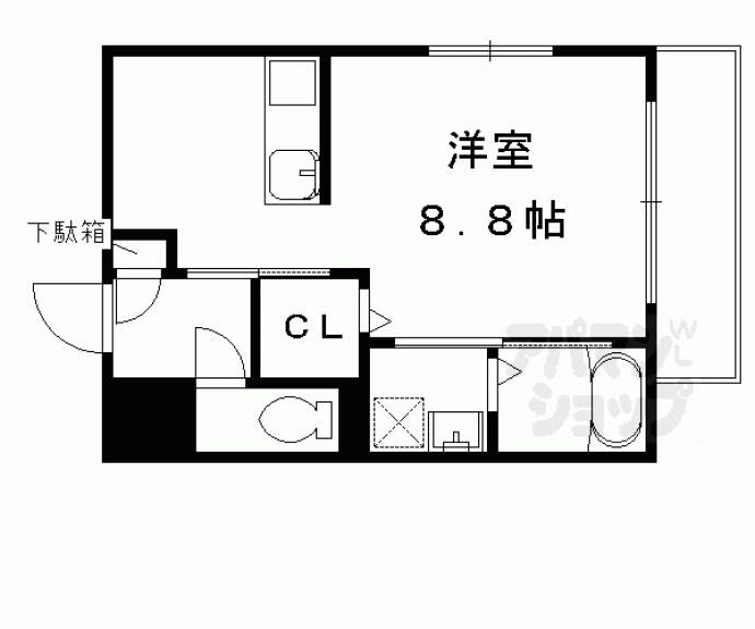 【スリースターコート北山竹殿町】間取