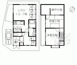 【上賀茂赤尾町１２－４貸家】