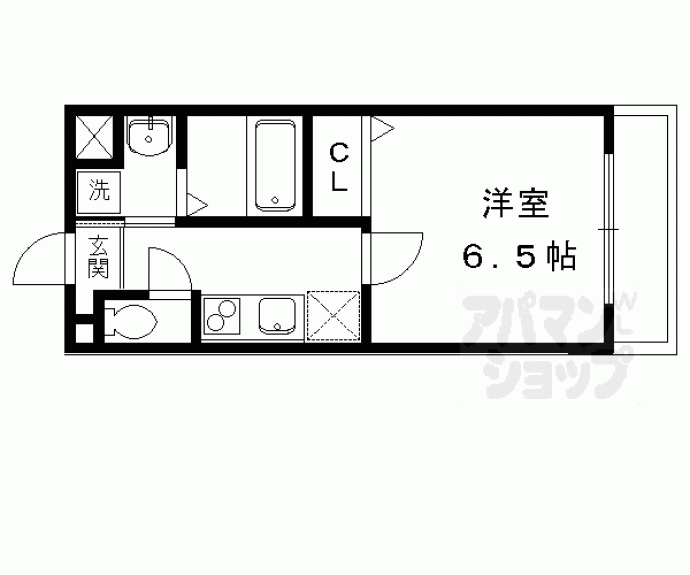 【シエルコート紫野】間取