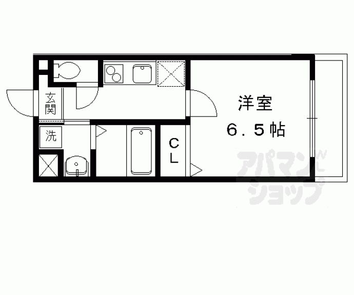 【シエルコート紫野】間取