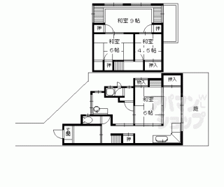 【衣笠西開キ町２３－１貸家】