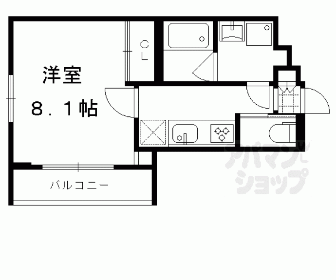 【紫竹大門町マンション】間取