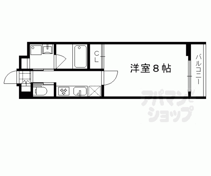 【紫竹大門町マンション】間取