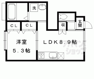 【西賀茂南大栗町３８貸家】