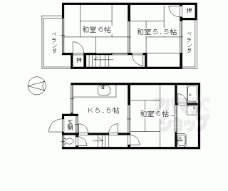 【北山貸家５５－１１】