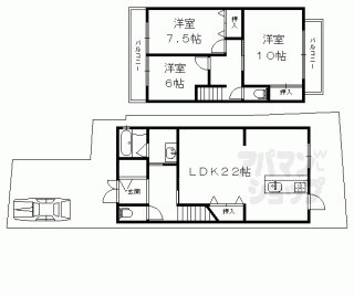 【小山下花ノ木町貸家】