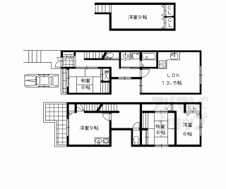 【紫竹栗栖町２３－２貸家】