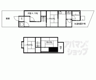 【紫竹上園生町２２－７貸家】