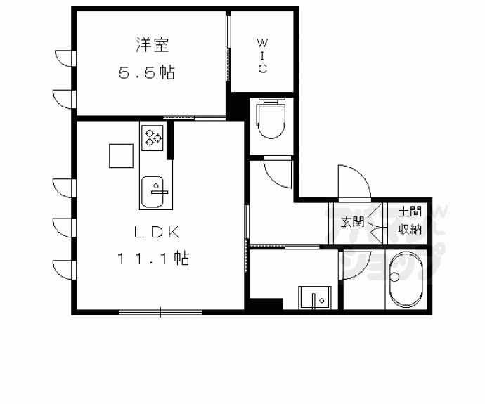 【シャーメゾンｃａｅｓｐｅｓ・Ａ上賀茂】間取