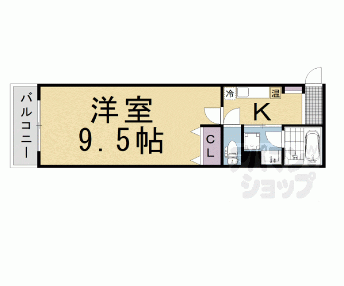 【ドルフソレイユ鞍馬口】間取