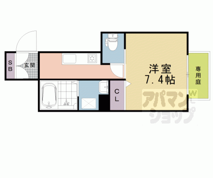 【シャーメゾンきぬかけ】間取