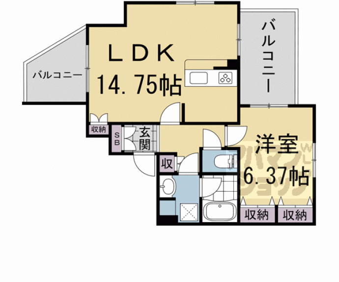 【ロマンシャンブル】間取