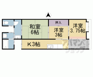 【紫竹西高縄町７７－１貸家】