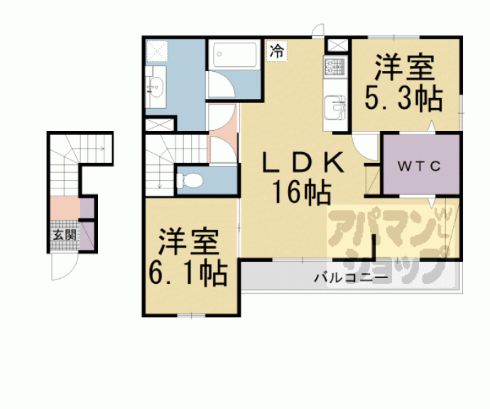 【パルク西賀茂】間取