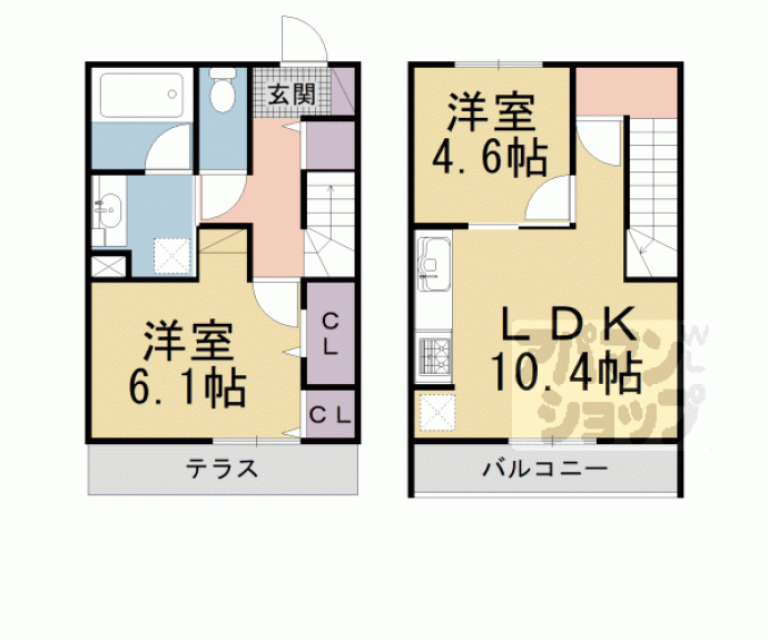 【パルク西賀茂】間取