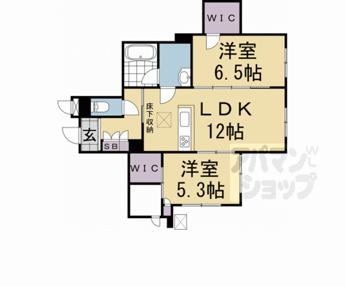 【オレア北山】間取