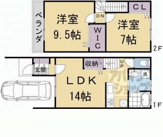 【南舟岡町貸家Ⅲ】