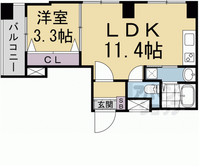 【シエルコート北山】間取