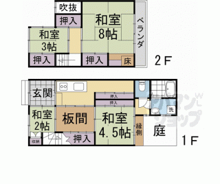 【紫野北舟岡町２４番２８貸家】