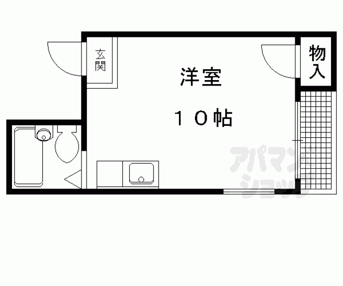 【キョウヤマハイツ】間取