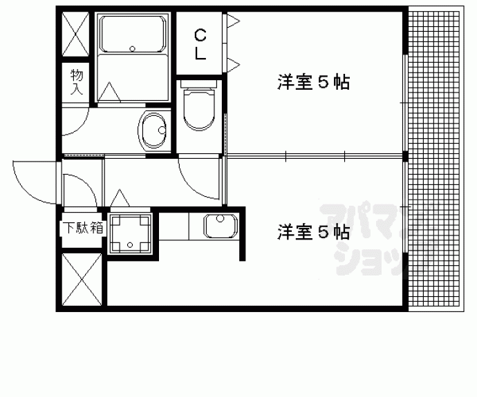 【ロジュマン新町】間取