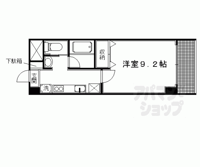 【ライズ京都北山】間取