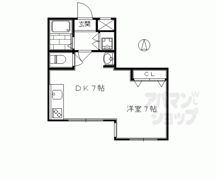 【ライオンズマンション京都西洞院】間取