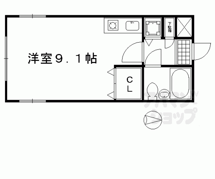 【ライオンズマンション京都西洞院】間取