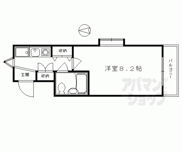 【デ・リード堀川御池】間取