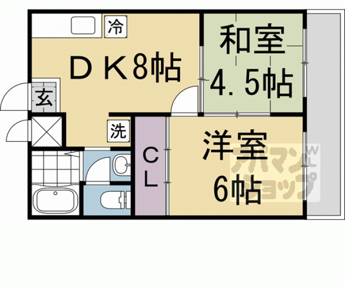 【高野ロイヤルハイツ】間取