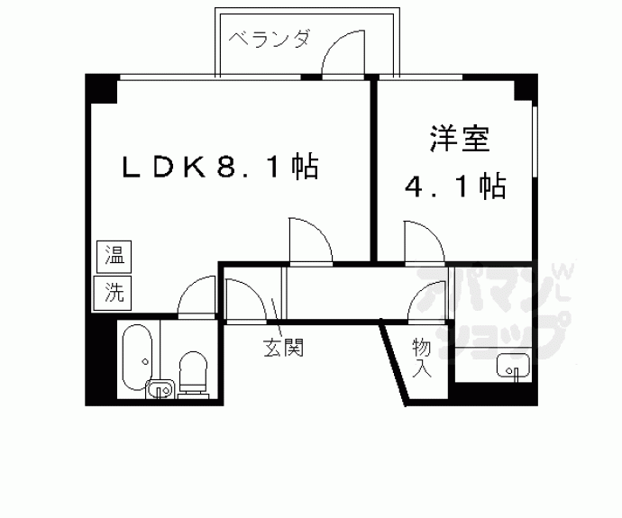 【ピュア烏丸】間取