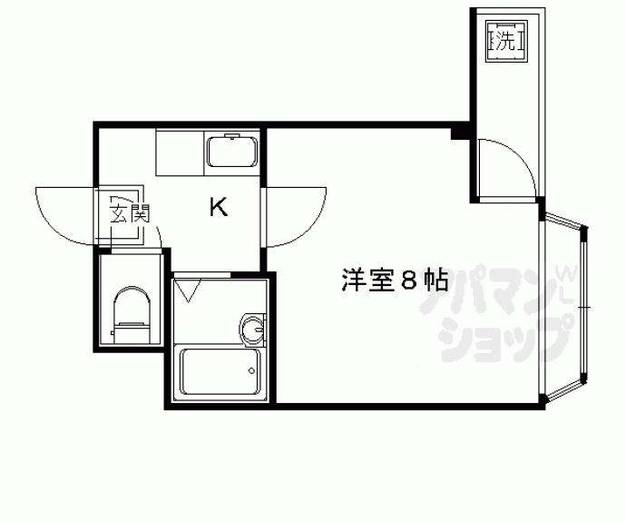 【パレスノースビレッジ】間取