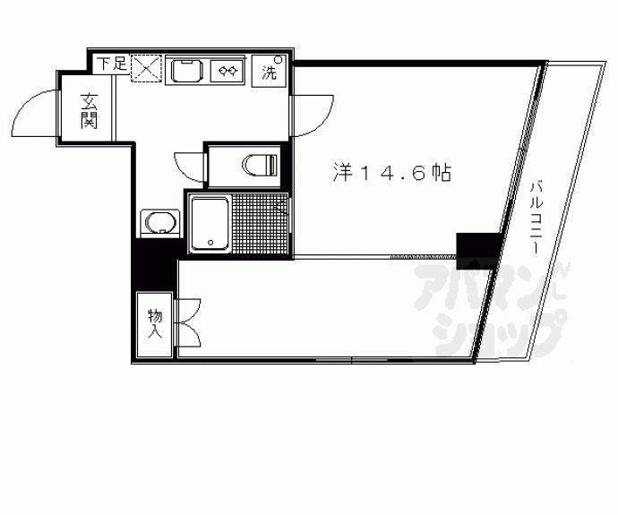 【オーク西陣】間取