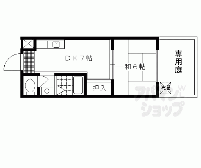 【聚楽ハイツ】間取