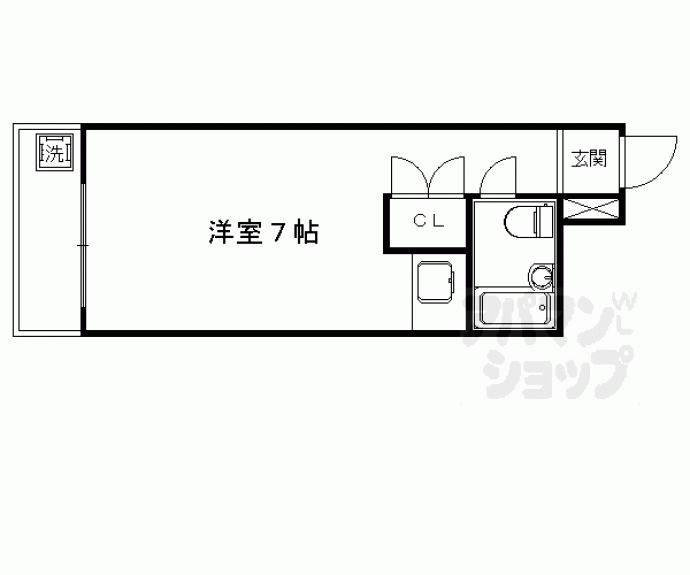 【シティハイツ三条】間取