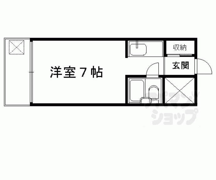 【シティハイツ三条】間取