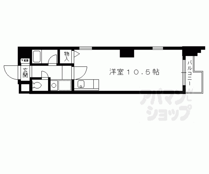 【南門前町マンション】間取