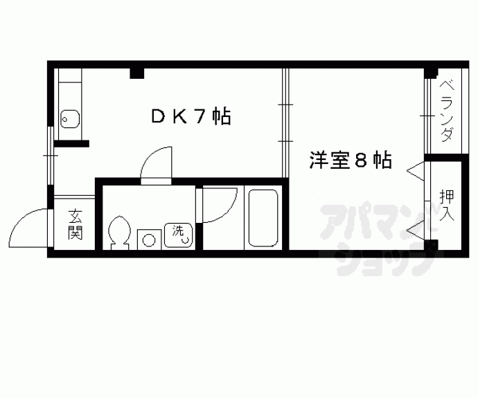 【マンションいそい伯楽】間取