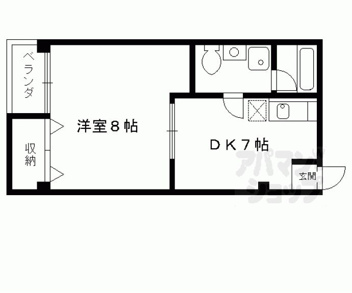 【マンションいそい伯楽】間取