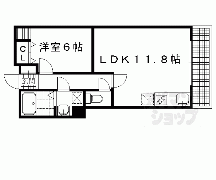 【川端マンション】間取