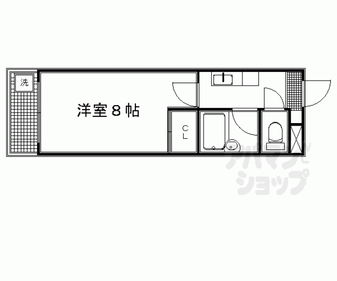 【テイクフォー西陣】間取