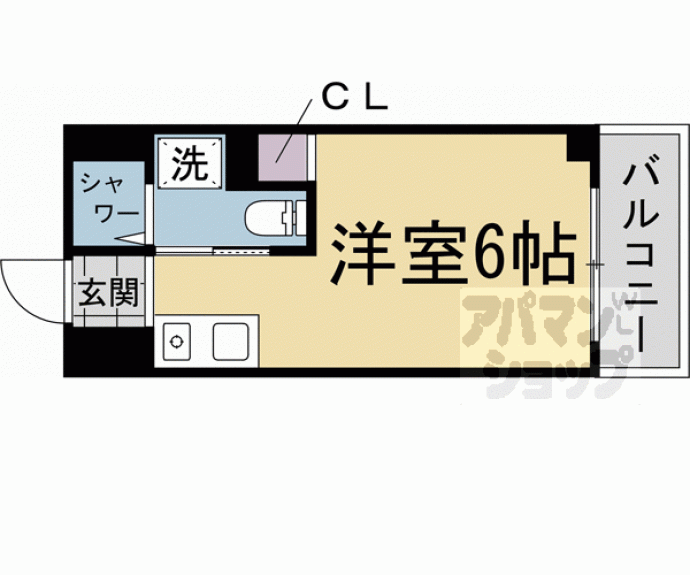 【サーシャ西陣】間取